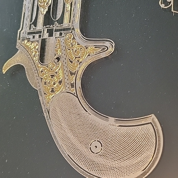 Franklin Mint 1981 Remington No. 1 Smoot Pistols – 24k Gold & Sterling Silver - Picture 3 of 5